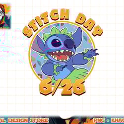 disney lilo & stitch 626 stitch day portrait png