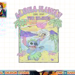 disney lilo & stitch aloha hawaii come visit the islands png