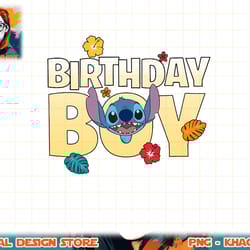 disney lilo & stitch birthday boy png