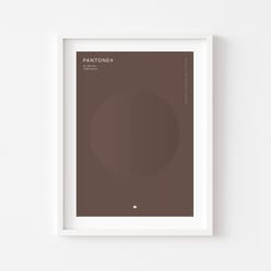 coffee quartz pantone color digital print, brown color, abstract modern art print, printable wall art, wall decor