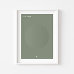 comet streak pantone color digital print, green color, abstract modern art print, printable wall art, wall decor