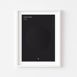 black beauty pantone color digital print, black color, abstract modern art print, printable wall art, wall decor