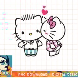 hello kitty and dear daniel valentine tee shirt copy png