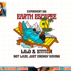 disney lilo & stitch earth escapee energy saving t-shirt.pngdisney lilo & stitch earth escapee energy saving t-shirt cop