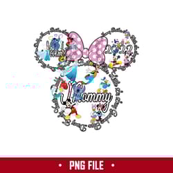 november 2022 mommy mouse png, disney family vacation png, minnie png, disney png digital file