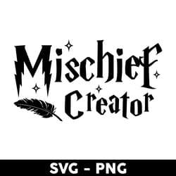 harry potter mischief creator svg, mischief creator svg, harry potter svg - digital file