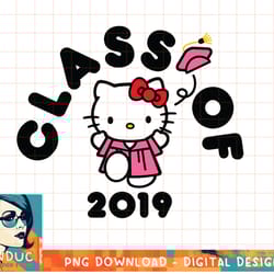 hello kitty class of 2019 graduation seniors t-shirt copy png