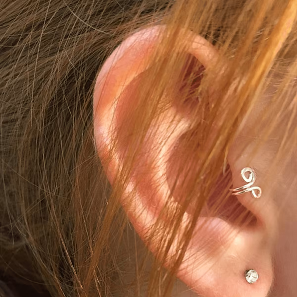 weight loss ear piercing
