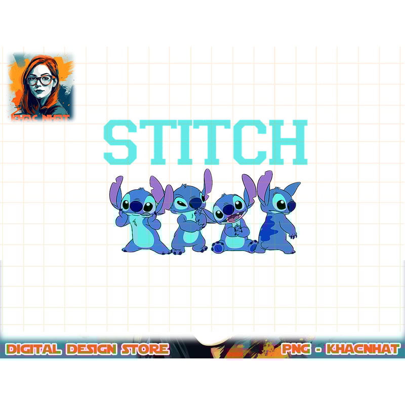 Disney Lilo & Stitch Multi Pose Line Up T-Shirt copy.jpg