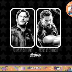 marvel infinity war star-lord thor is a man graphic t-shirt t-shirt copy