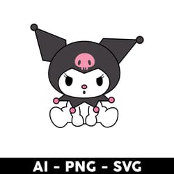 kuromi svg, kitty svg, hello kitty svg, sanrio characters svg, cartoon svg - digital file