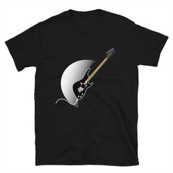 guitar the dark side of the moon, pink floyd Short-Sleeve Unisex T-Shirt