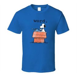 Snoopy Word  T Shirt