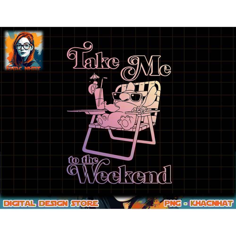 Disney Lilo & Stitch Take Me To The Weekend T-Shirt copy.jpg