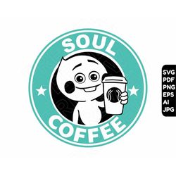 Soul SVG Coffee png clipart cut file
