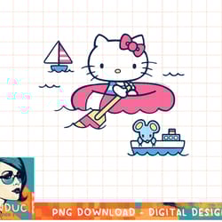 hello kitty summer boat t-shirt copy png
