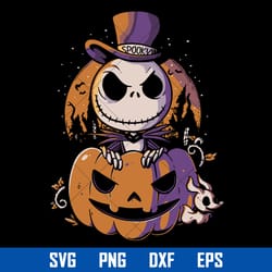 jack skellington pumpkin svg, jack skellington svg, halloween svg, png dxf eps digital file