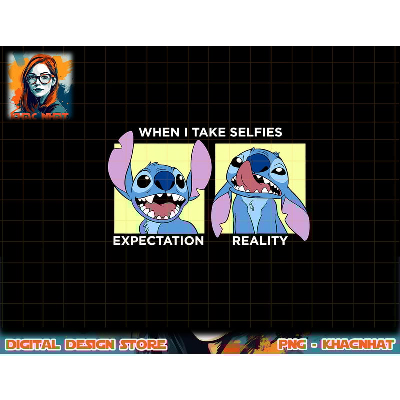 Disney Lilo & Stitch When I Take Selfies Expectation Reality T-Shirt copy.jpg