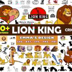 the lion king bundle svg, the lion king svg, the lion king cricut svg, png pdf dxf eps digital file