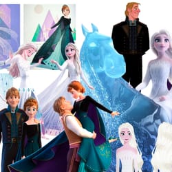 frozen 2 snow queen elsa and anna 25 clipart images including 16 images with transparent background
