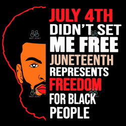 july 4th didnt set me free svg, juneteenth svg, black people svg, independence day svg