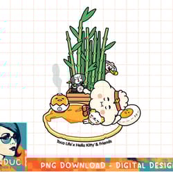 toca life x hello kitty & friends sleep t-shirt copy png