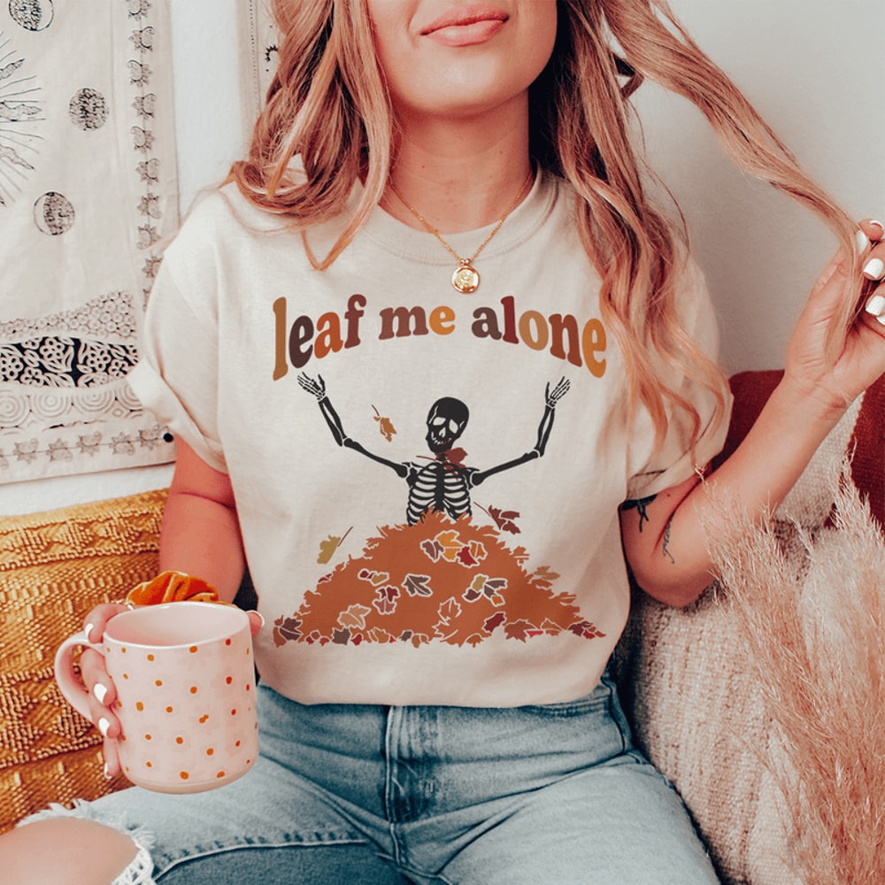 Leaf Me Alone Fall Tee