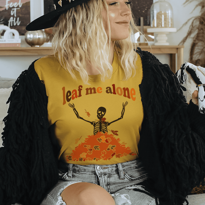 Leaf Me Alone Fall Tee