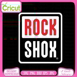 rockshox logo svg, rockshox logo vector, svg files, cricut, craft svg, crafting svg, cut file for cricut, silhouette