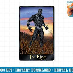 marvel black panther the king card style art graphic png, sublimation png, sublimation.pngmarvel black panther the king