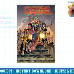 marvel comixology captain marvel revolution comic book cover png, sublimation copy