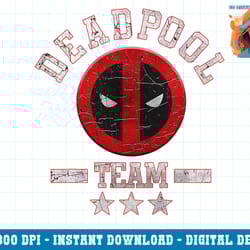 marvel deadpool team three stars graphic png, sublimation png, sublimation.pngmarvel deadpool team three stars graphic p