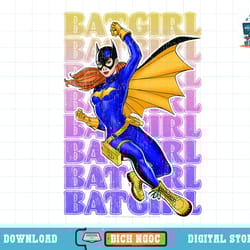 kids dc comics batgirl name stack portrait t-shirt copy png