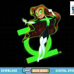 kids dc comics super hero girls green lantern t-shirt copy png