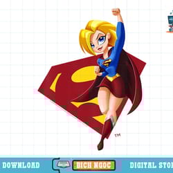kids dc comics super hero girls supergirl t-shirt copy png
