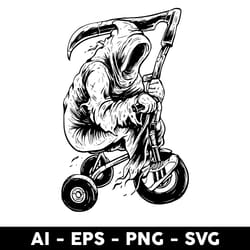 funny dead svg, dead svg, death svg, cycling death svg, png dxf eps file - digital file