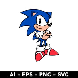 hedgehog sonic svg, sonic svg, cartoon svg, png dxf eps file - digital file