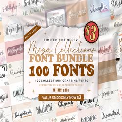 font bundle, cricut fonts, procreate font, script font, branding, handwritten fonts, digital font, commercial use