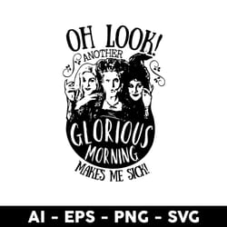 hocus pocus oh look svg, hocus pocus svg, halloween svg, png dxf eps file - digital file
