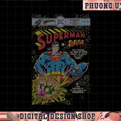 dc comics superman 2001 300 retro comic cover png, sublimate