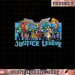 justice league league lineup t shirt png, sublimate