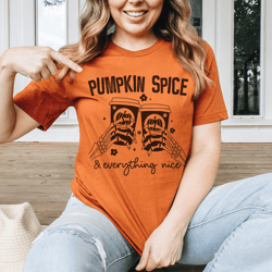 pumpkin spice & everything nice tee