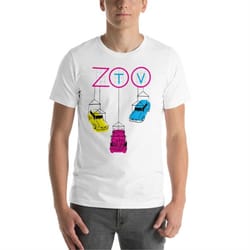 u2 zoo tv trabant unisex t-shirt