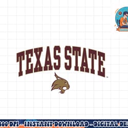texas state bobcats arch over pink officially licensed png, sublimation copy