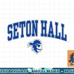 seton hall pirates arch over white officially licensed png, sublimation