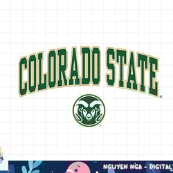 colorado state rams arch over white officially licensed png, sublimation