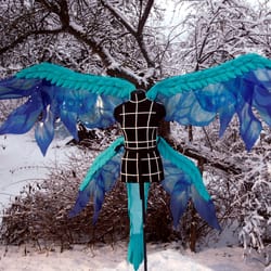 large dvalin/stormterror cosplay wings/anime genshin impact/dragon wings/fairy wings/photoprops