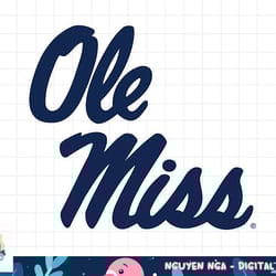 mississippi ole miss rebels icon red officially licensed png, sublimation