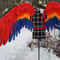 anime cosplay wings scarlet macaw wings bluebird wings parrot wings movable wings articulated w