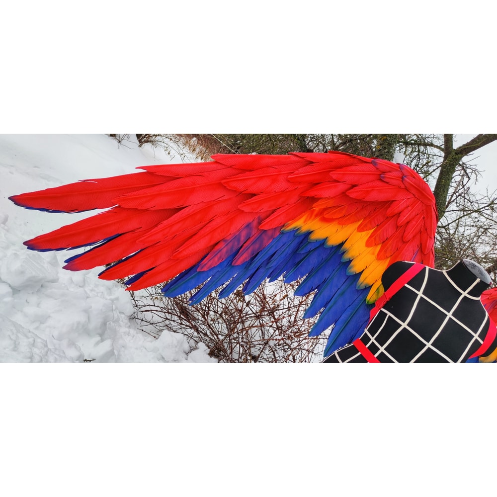 anime cosplay wings scarlet macaw wings bluebird wings parrot wings movable wings articulated w